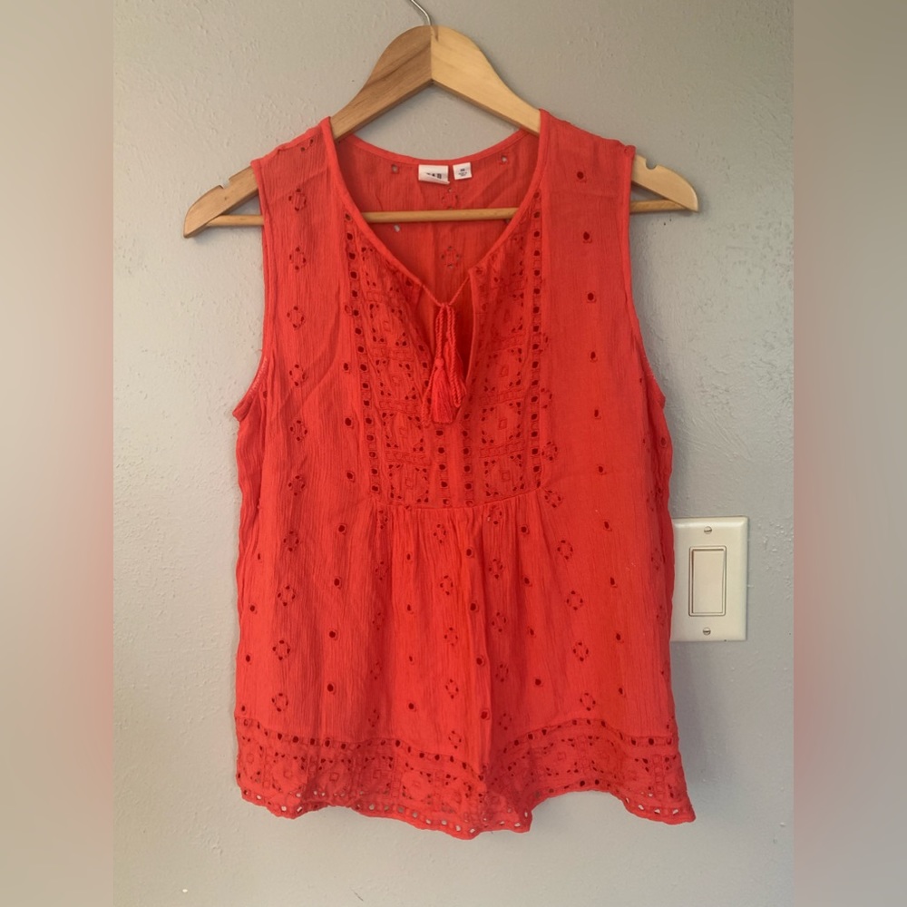 Gap coral summer tank top